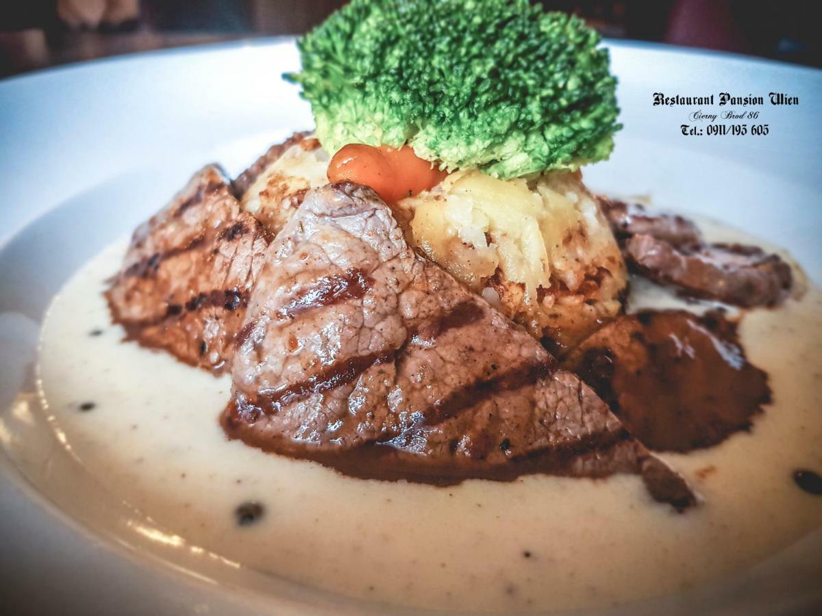 Restaurant Pansion Wien Cierny Brod Экстерьер фото